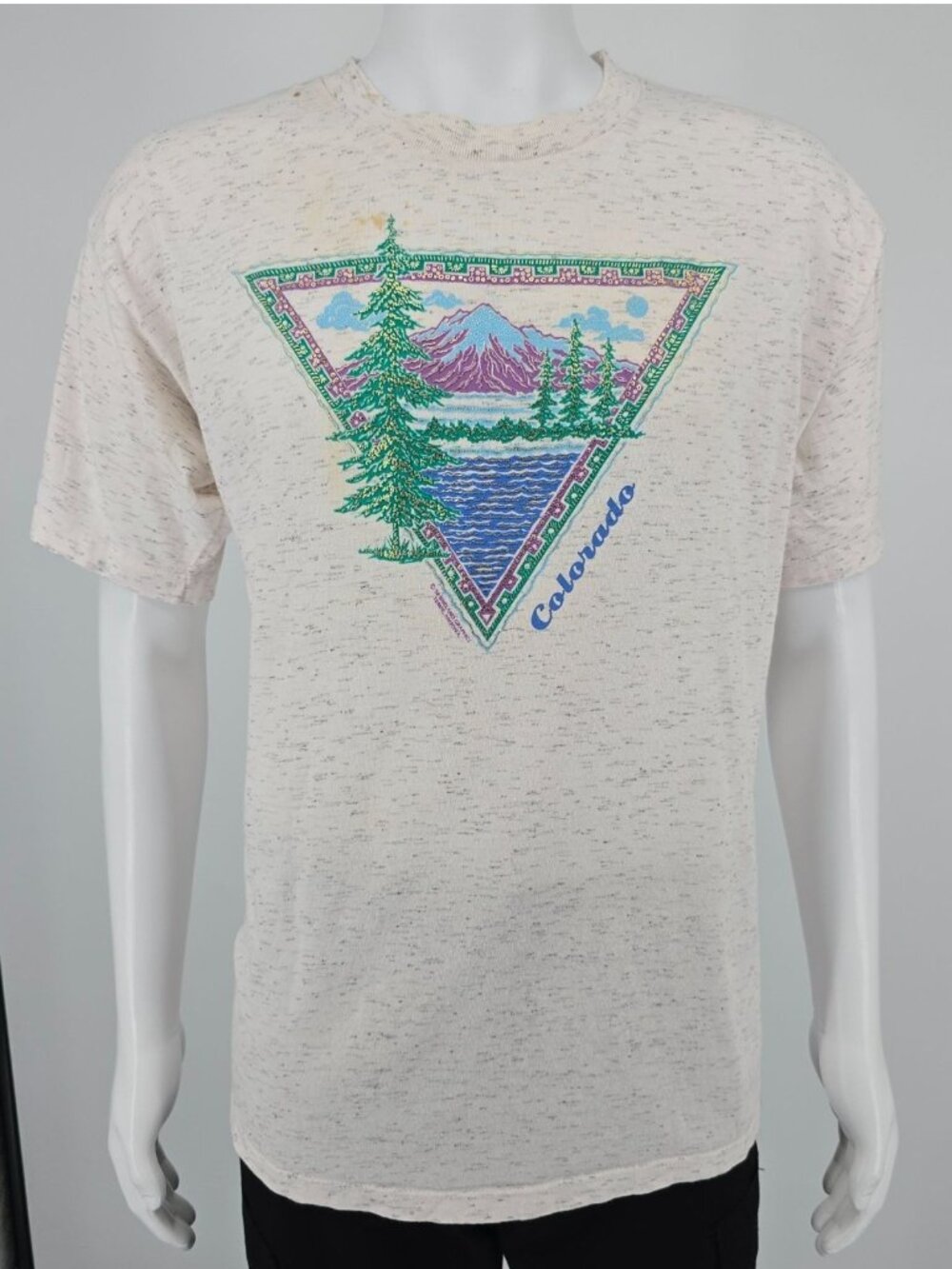 Vintage 1990s Miller/Brieland Graphics Colorado Souvenir Graphic T-Shirt (L)